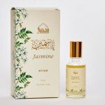 Jasmine Attar Oil by Dukhni | Original Arabic perfume oils for men and women | 30ml Pure ittar roll on perfume, mogra, chameli, floral perfume oil | Eid, Ramadan, Umrah Gifts, Vegan Islamic Fragrances