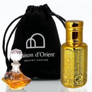 Sacred Oud Perfume Oil - 12 mL | Luxurious Oriental Woody Fragrance with Olibanum, Honey, and Oud | Long-Lasting Alcohol-Free Scent