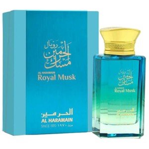 Al Haramain Royal Musk - Arabian Perfume for Women and Men - Unisex Perfume - Long Lasting Perfume for Men and Women - Floral Citrus Scent - 100 ml