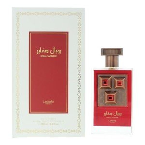 Lattafa Royal Sapphire for Unisex Eau de Parfum Spray, 3.4 Ounce