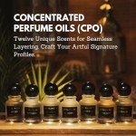 PEARLANERA LOVELY OUD EBONY .68 Fl Oz / 20 mL Concentrated Perfume Oil - Captivating Arabian Incense Oud Infusion with Sultry Musk and Leather Base Notes