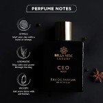 Bella Vita Luxury CEO Men EDP & Fresh Unisex EDT Perfumes Combo, Pack of 2 Premium Long Lasting Fragrance Scents for Men & Women, 100 Ml Each