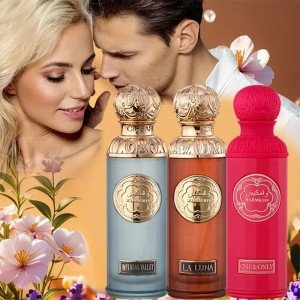 Luxury Unisex Arabian Perfume Set – 3 Pcs Long-Lasting Fragrance