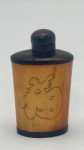 Vintage Chinese Snuff Bottle with Man and Animal Scenes
