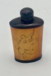 Vintage Chinese Snuff Bottle with Man and Animal Scenes
