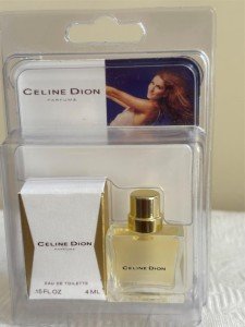 Celine Dion Eau de Toilette Spray, New Mini Box 4 ml.