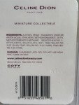 Celine Dion Eau de Toilette Spray, New Mini Box 4 ml.
