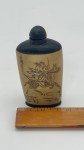 Vintage Chinese Bone and Wood Snuff Bottle
