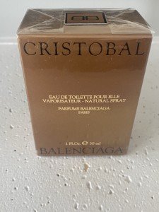 Cristobal Pour Elle by Balenciaga Vintage 30ml Eau De Toilette spray Ultra Rare