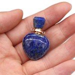 Zotoone Natural Stone Perfume Bottle Necklace Set
