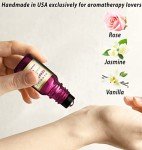 Relaxing Rose Jasmine Vanilla Roll-On Essential Oil