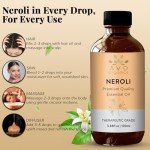 AVD Organics Premium Neroli Essential Oil - 3.38 fl. Oz