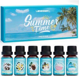 Tropical Summer Essential Oils Set for Diffusers