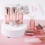 Kesell 14PCS Pink Roller Bottles for Essential Oils