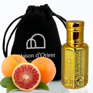Pure Essence Perfume Oil - 12 mL | Luxurious Unisex Oriental Fragrance with Sicilian Orange, Fruits, and Madagascar Vanilla | Long-Lasting Alcohol-Free Scent