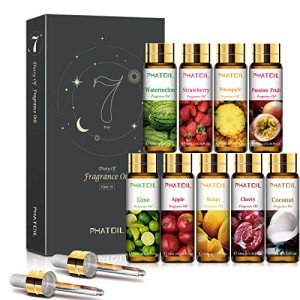 9PC Fruit Fragrance Oil Gift Set for Diffusers