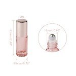 Kesell 14PCS Pink Roller Bottles for Essential Oils
