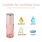 Kesell 14PCS Pink Roller Bottles for Essential Oils