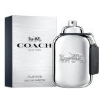 Coach Platinum Eau De Parfum for Men, 3.4oz