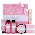 Rose Spa Gift Set for Her - 6pcs Relaxation Kit