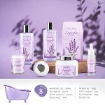 Lavender Spa Gift Basket for Women