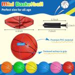 Mini Basketballs Set with Pump for Kids