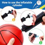 Mini Basketballs Set with Pump for Kids