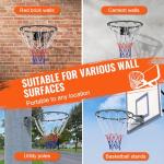 VEVOR Wall-Mounted Heavy Duty Basketball Rim