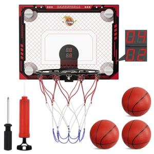 Mini Indoor Basketball Hoop with Scoreboard and Balls