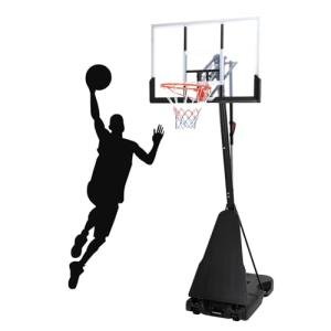 Portable Adjustable Outdoor Basketball Hoop with 47" Backboard