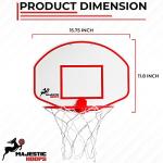 Majestic Hoops Mini Basketball Hoop - Fun for All