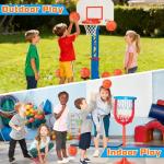 Hymaz 12 Pack Mini Basketballs with Pump