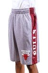 NBA Chicago Bulls Men's Gray Athletic Basketball Shorts