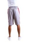 NBA Chicago Bulls Men's Gray Athletic Basketball Shorts