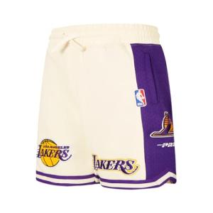 Pro Standard Big Boys NBA Los Angeles Lakers Retro Classics Short Eggshell/Purple M