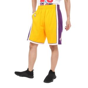 Mitchell & Ness NBA Swingman Shorts Lakers 09 Light Gold LG