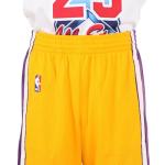 Mitchell & Ness NBA Swingman Shorts Lakers 09 Light Gold LG