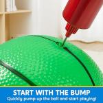 SYNCFUN 6 PCS Mini Basketballs, 5 inches Colorful Small Ball for Basketball Hoop, Inflatable Rubber Ball, Sports Toys Gift for Toddlers and Teenagers (6 Colors)