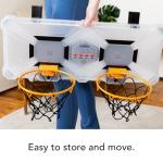 EastPoint Mini Basketball Hoop Game - Multi Color, Pack of 1 - Head-to-Head Indoor Basketball Games - Fun Birthday Activities for Kids Party - Easy Mount Indoor Hoop