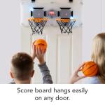 EastPoint Mini Basketball Hoop Game - Multi Color, Pack of 1 - Head-to-Head Indoor Basketball Games - Fun Birthday Activities for Kids Party - Easy Mount Indoor Hoop