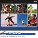 ASHION Boys Shoes Youth Air Cushion Sneakers Kids Basketball Running Sport Shoes Girls Mid Top School Training (Little Kid/Big Kid), Black White 5