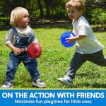 SYNCFUN 6 PCS Mini Basketballs, 5 inches Colorful Small Ball for Basketball Hoop, Inflatable Rubber Ball, Sports Toys Gift for Toddlers and Teenagers (6 Colors)