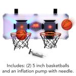 EastPoint Mini Basketball Hoop Game - Multi Color, Pack of 1 - Head-to-Head Indoor Basketball Games - Fun Birthday Activities for Kids Party - Easy Mount Indoor Hoop