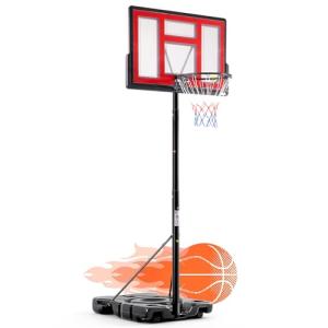 DUMOS Adjustable Height Portable Basketball Hoop