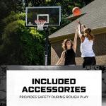 Silverback Ghost 60" Adjustable In-Ground Basketball Hoop