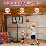Yohood Adjustable Outdoor Basketball Hoop for Kids