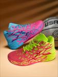 Y2K Breathable Basketball Boots with Flame Design