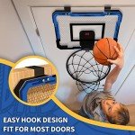 QDRAGON Indoor Over-The-Door Basketball Hoop Set