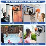 QDRAGON Indoor Over-The-Door Basketball Hoop Set