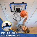 QDRAGON Indoor Over-The-Door Basketball Hoop Set
